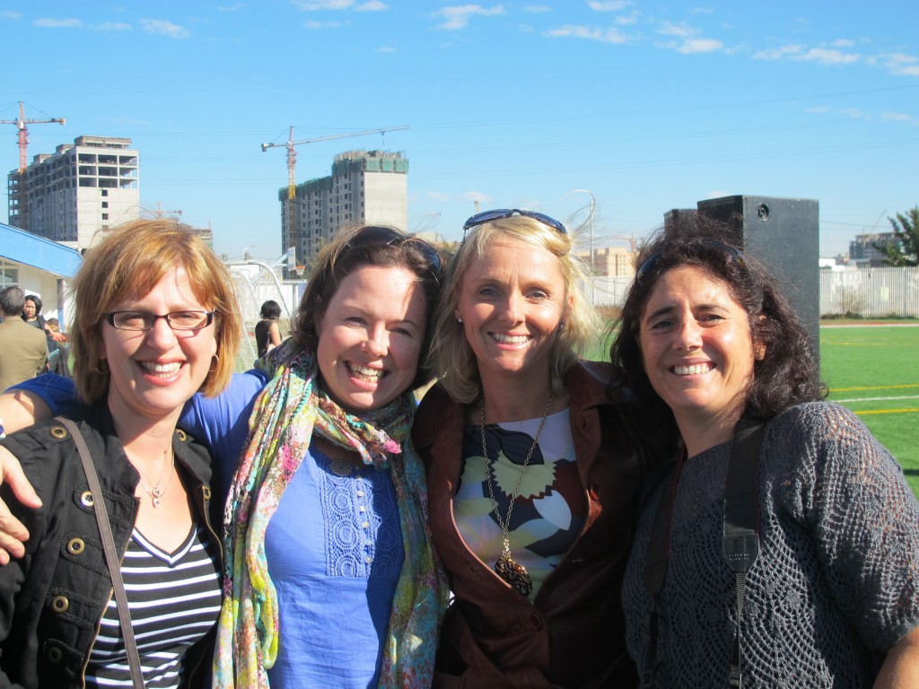 Jennifer (aka Irish) with her school mum mates in Mongolia- great days. Irish is 2nd from the left