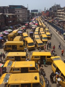 Idomoto Market, Lagos Island. The scene of the cross dressing hawker.